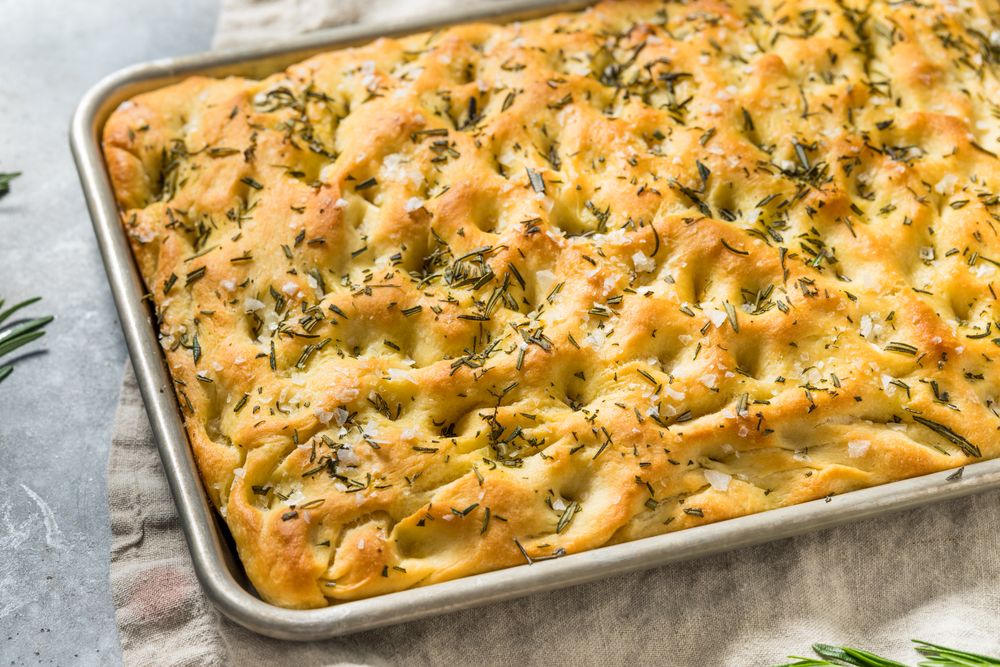 Rosemary and Sea Salt Focaccia Bread