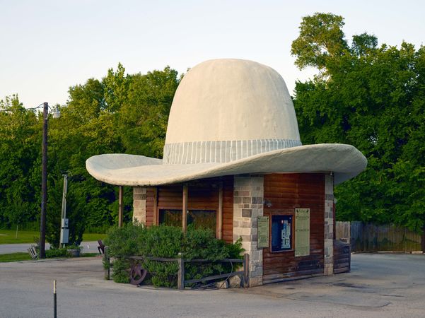 A Kickerz Coffee drive-through location with a distinctive Western twist in Whitehouse, Texas