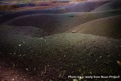 Soil of multi-colored hill in Mauritius 5QL2E0