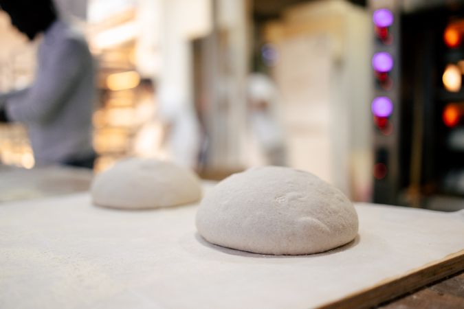 Portrait of bread dough
