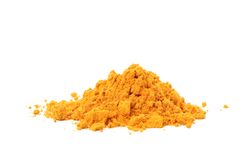 Pile of loose turmeric powder