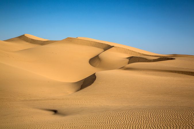 Imperial Sand Dunes in California desert