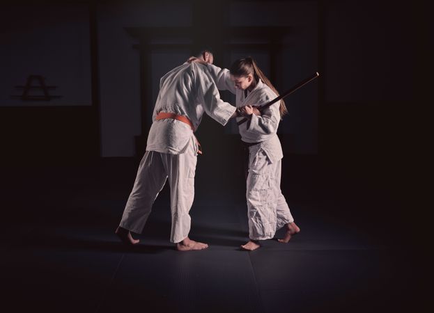 Krav Maga teacher training man in studio