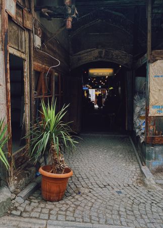 Pedestrian walkway in Ankara