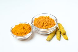 Fragrant seasoning - turmeric, one of the main ingredients in Indian curry