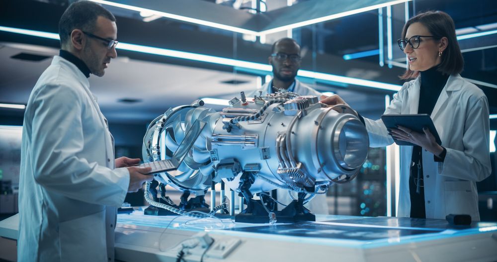 Smart Team of Engineers, Tech Scientist and Machinery Operators Collaborate on a New Type of a Electric Turbine Engine
