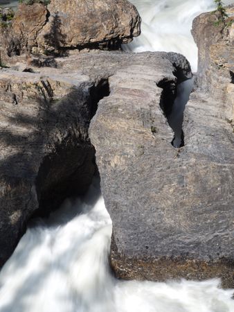 Natural Bridge in Yoho National Park