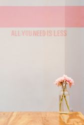 Beautiful flowers in bottle with text on background