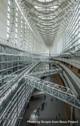 Interior view of Tokyo International Forum in Japan 5rKXZ4