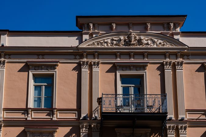 Restored architecture of Old Tbilisi