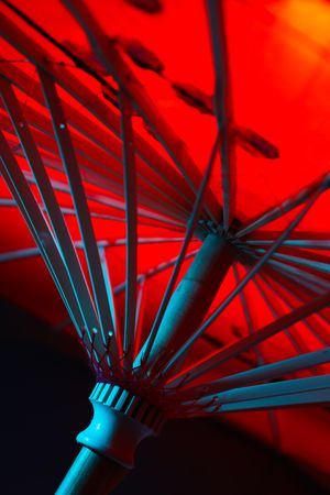 Traditional japanese umbrella, traditional japanese accessories concept