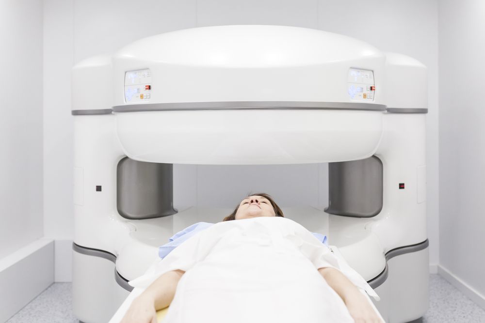 open magnetic resonance machine