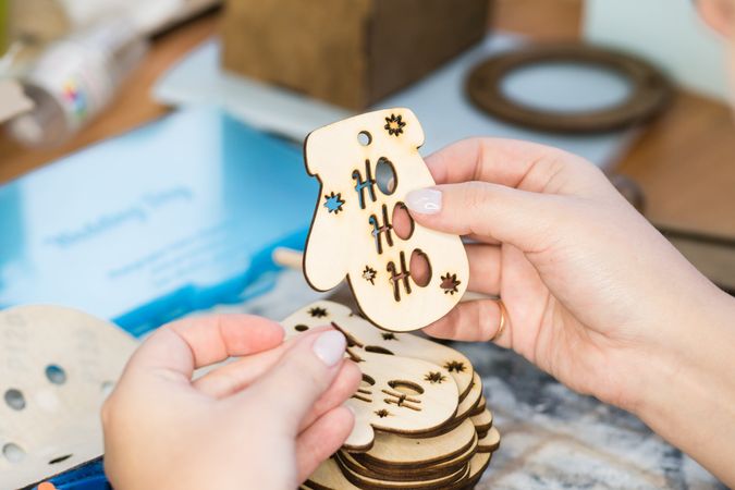 Woodworking workshop eco-friendly Christmas toys