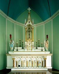 Saint Philomena Church, on the Island of Molokai, built by Father Damien, born Joseph De Veuster