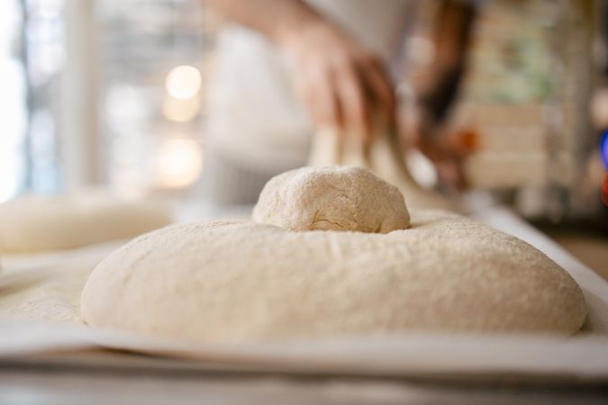 Detail plan of loaf of bread