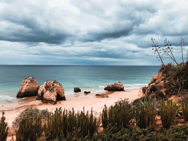 Archibald beach park in Portimão, Faro, Portugal