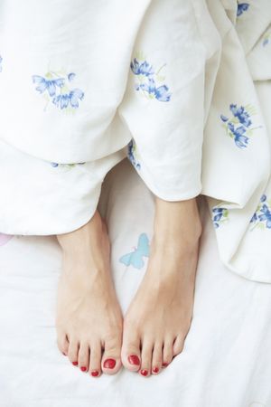 Feet of woman