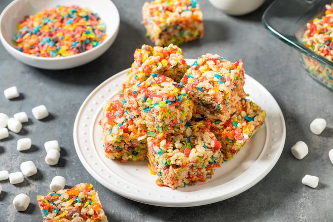 Homemade Fruity Rice Crispy Treats