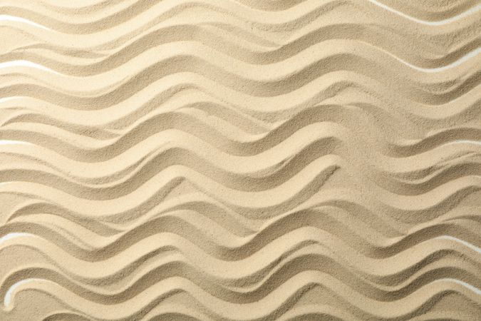 Dry sea sand with waves. Background. Summer. Vacation