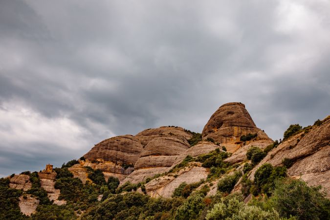 Views of the mountain of Montserrat