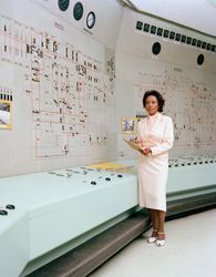 Cleveland, OH - USA, 1 January 1955: Human computer Annie Easley at NACA’s Lewis Research Center 0PAwm5