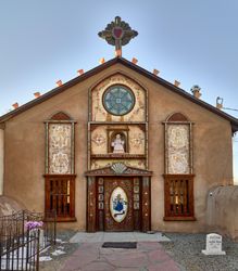 The Santo Niño de Atocha Chapel, built in 1857 in Chimayó, New Mexico 0y7nO4