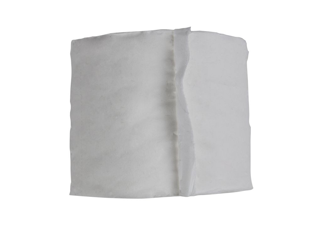 Full toilet paper roll isolated on plain background