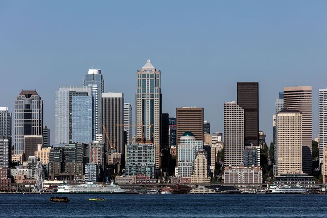 View of Seattle’s waterfront, Seattle, Washington