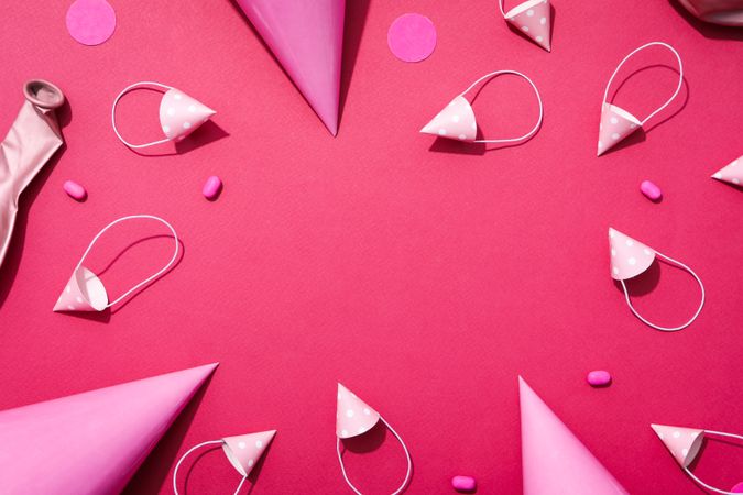 Concept of party and celebration, accessories for party