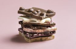Pile of chocolate
