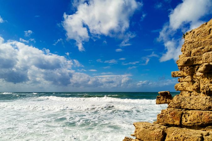 Seascape Mediterranean coast