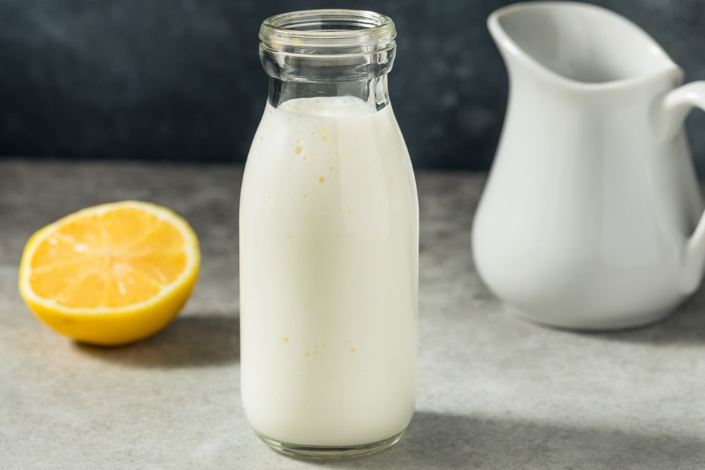 Cold Refreshing White Buttermilk