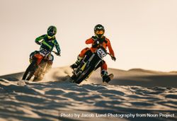 Off roading competition in desert beaK3b