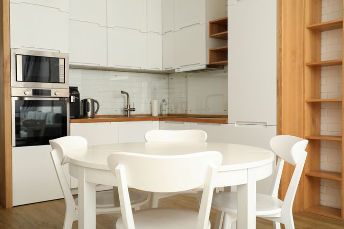 Concept of interior, interior of room in flat