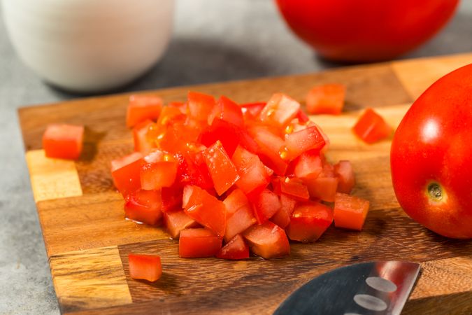 Raw Red Organic Diced Tomatoes