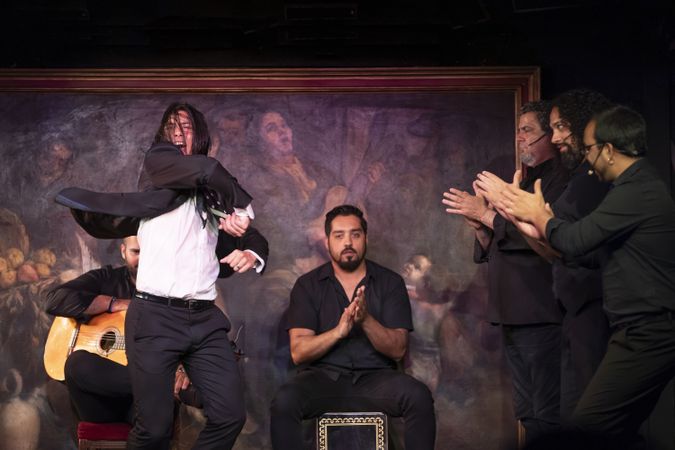 Flamenco performance on stage