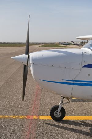 Parked Light Aircraft