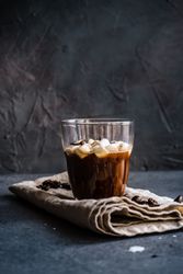 Coffee with marshmallow