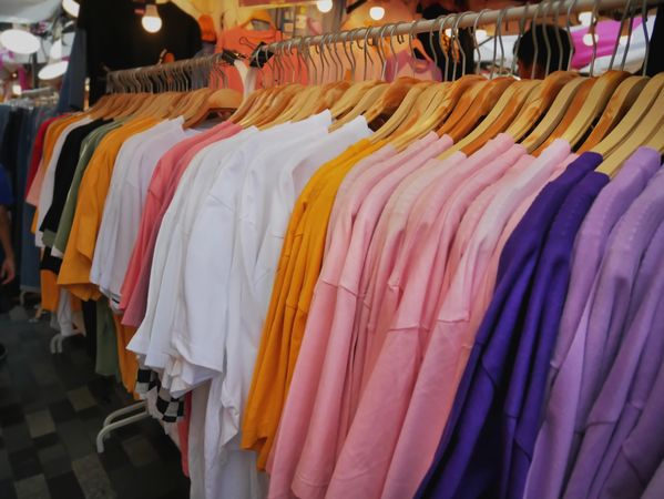 Colorful women's assorted plain shirts