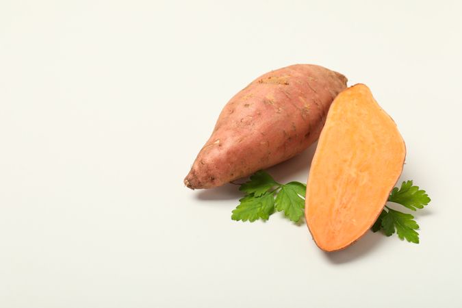 Sweet potato, concept of healthy food, vegetables