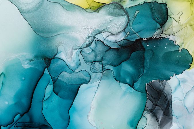 Modern art with Alcohol Ink