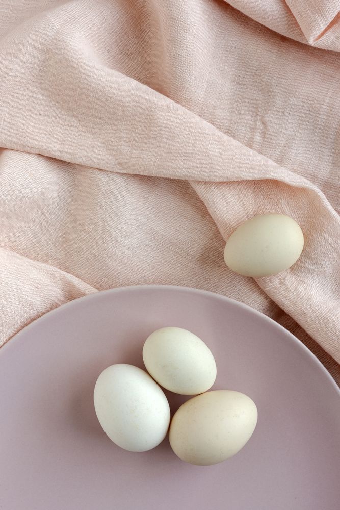 eggs on wooden table