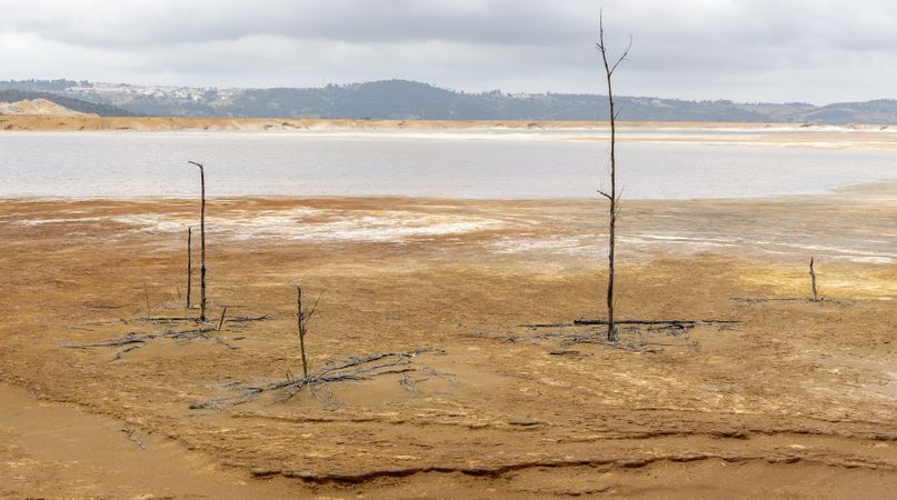 Dry terrain in Riotinto
