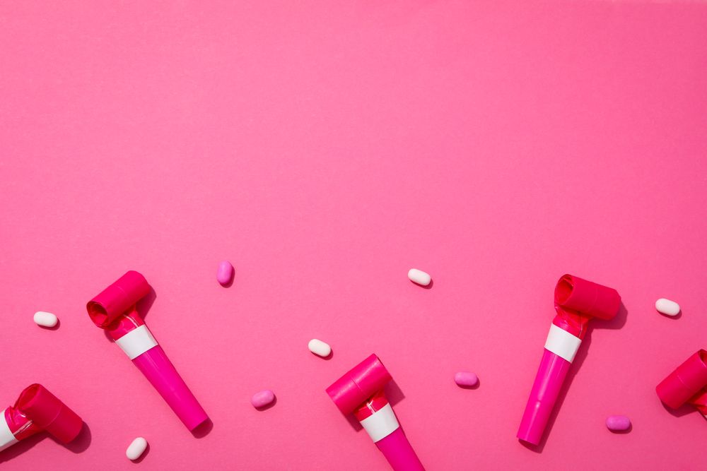 Concept of party and celebration, accessories for party