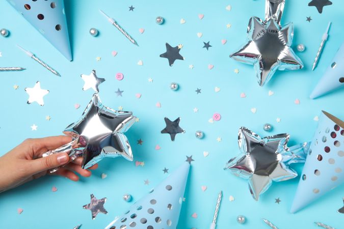 Concept of party and celebration, accessories for party