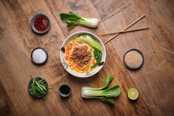 Delicious Ramen Soup Bowl
