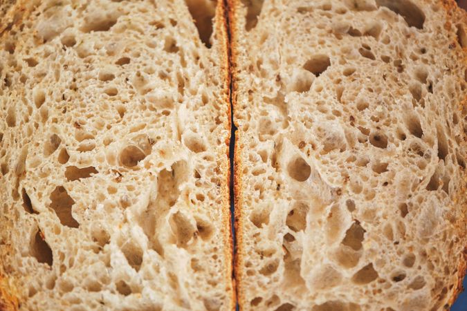 Well-fermented bread crumbs