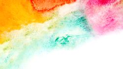 Abstract vibrant grunge watercolor background