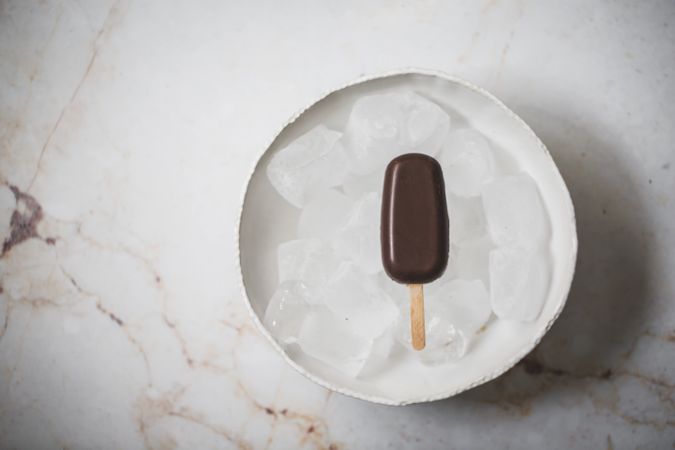 Chocolate popsicle ice cream