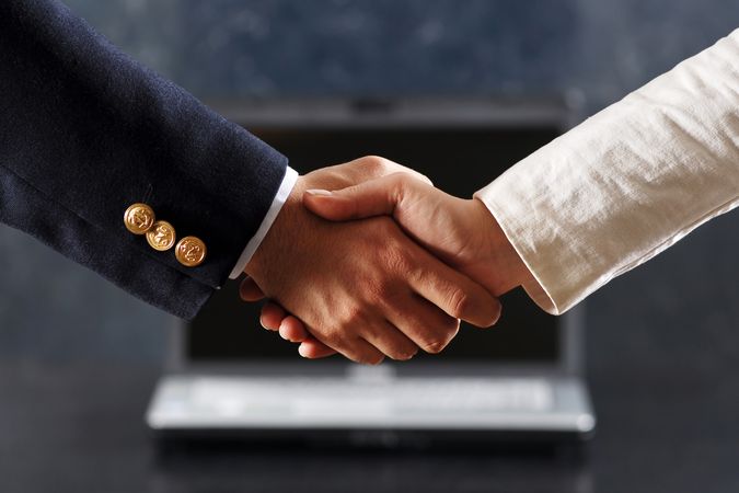 is conducting a company business agreement